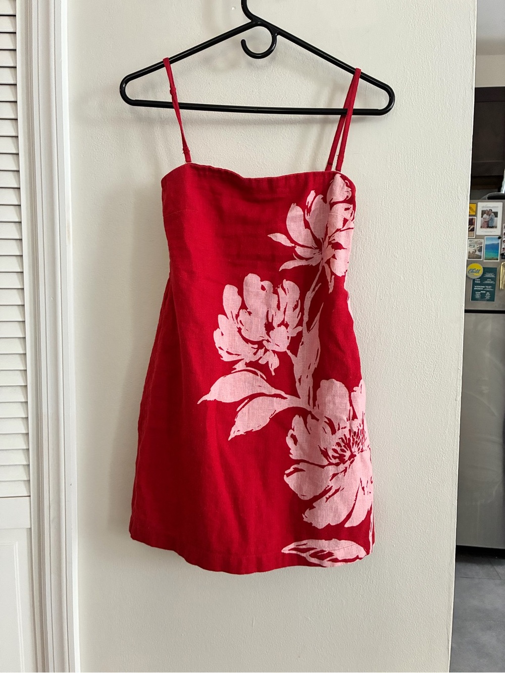 Abercrombie Red Floral Mini Dress
